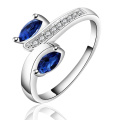 Hot Sales 925 Sterling Silver Ring Silver Jewelry with CZ